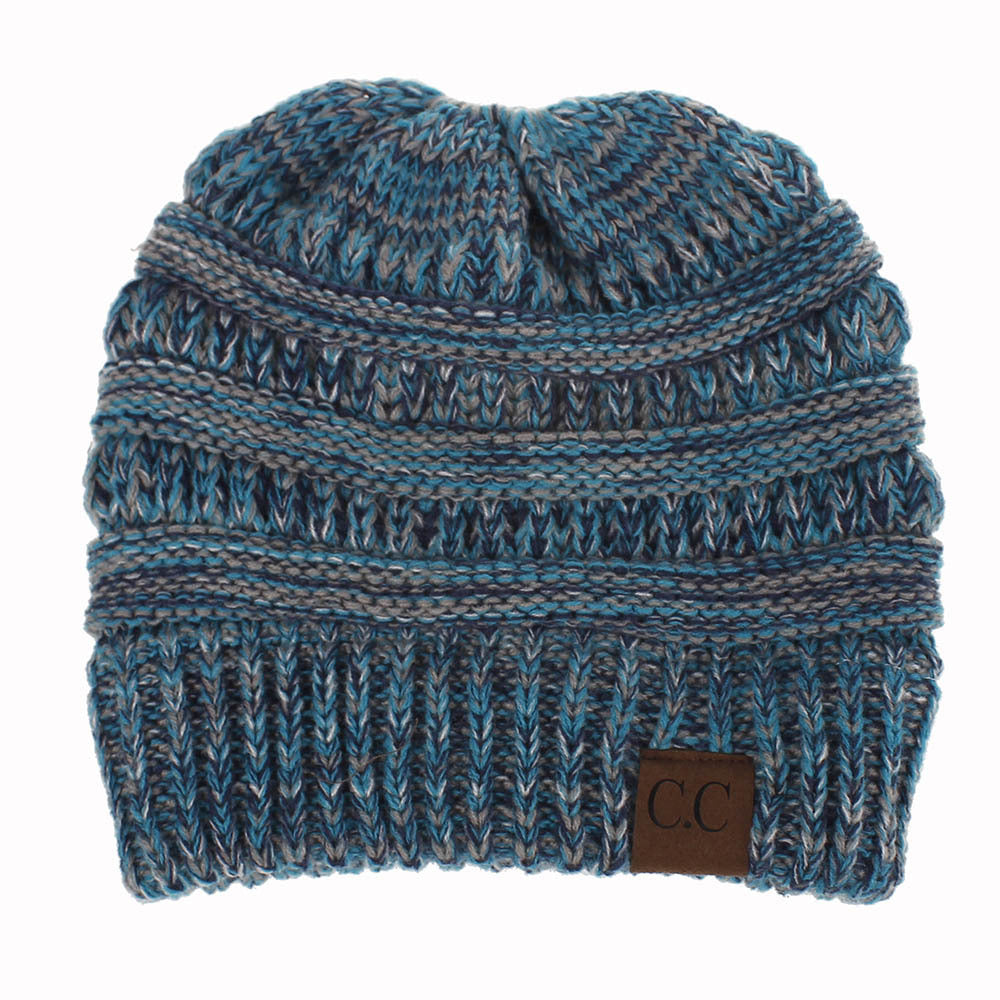 Knitted Ponytail Hat, Women&