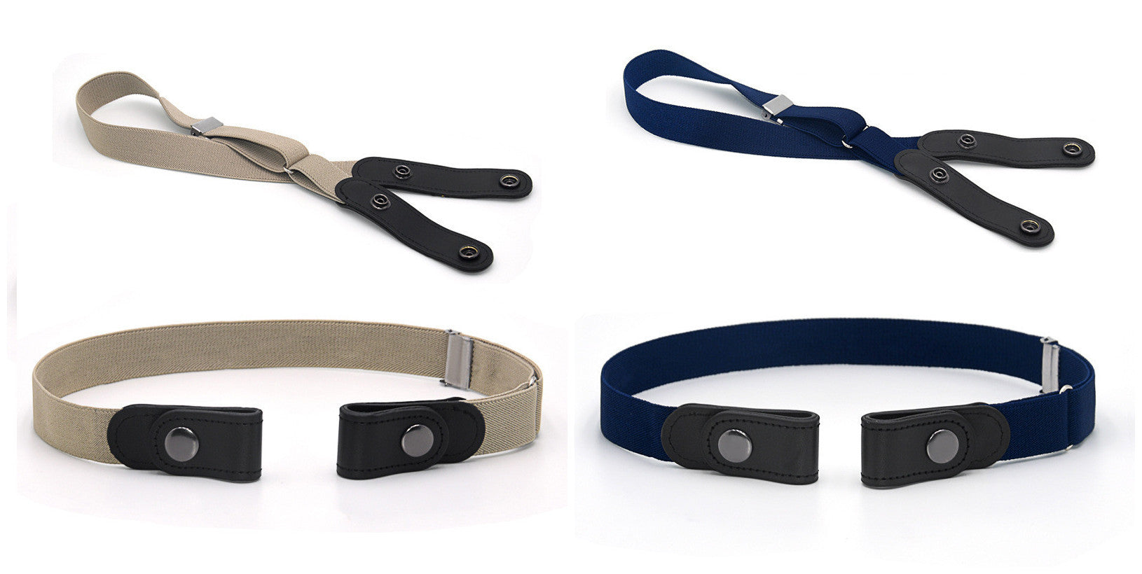 Jeans Belt Seamless Elastic Without Buckle All-match Lazy Belt Limorista