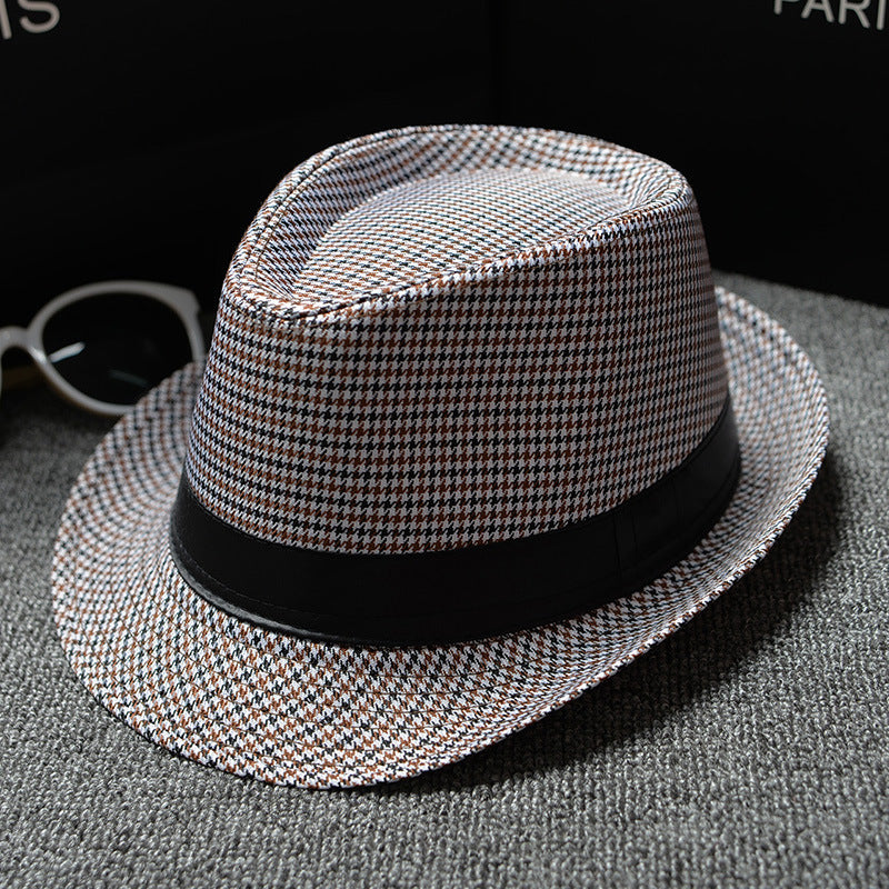 British Houndstooth European And American Sun Hats For Men Limorista