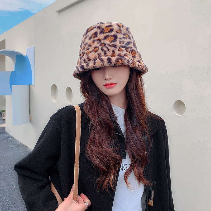 Fleece-lined Warm Face-covering Bucket Hat Limorista