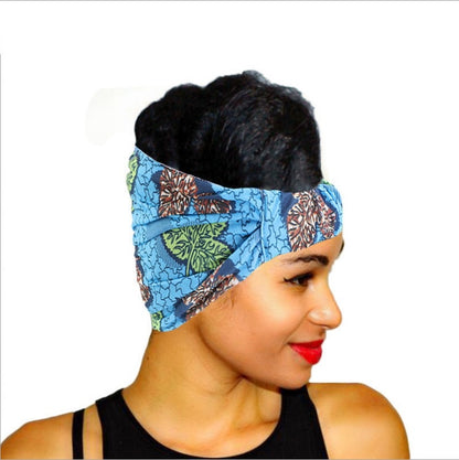 African print wide headscarf Limorista