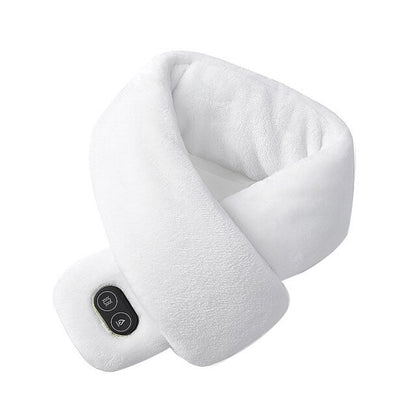 Women Men Soft Temperature Control Pain Relief Cervical Massage Shoulder Neck Wrap USB Heated Scarf Shawl Washable Winter Warm Limorista