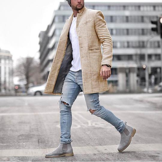 Stand-Up Collar Men&