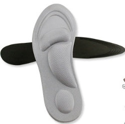 Soft Insole High Heel Shoe Pad Men Women 4D Sport Sponge Pain Relief Insert Cushion Pad Shoe Insoles 1Pair Limorista