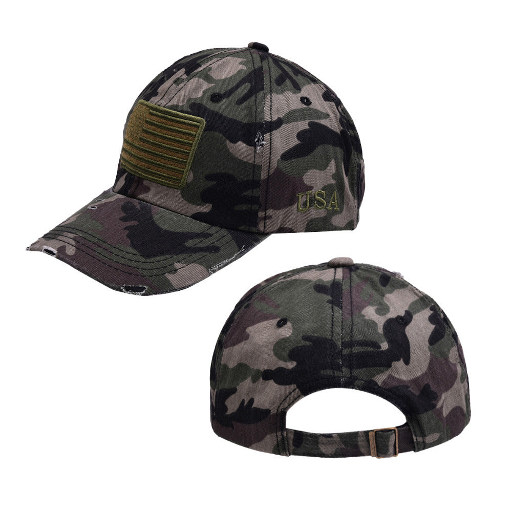 Letter Embroidery USA Flag Baseball Hat Limorista