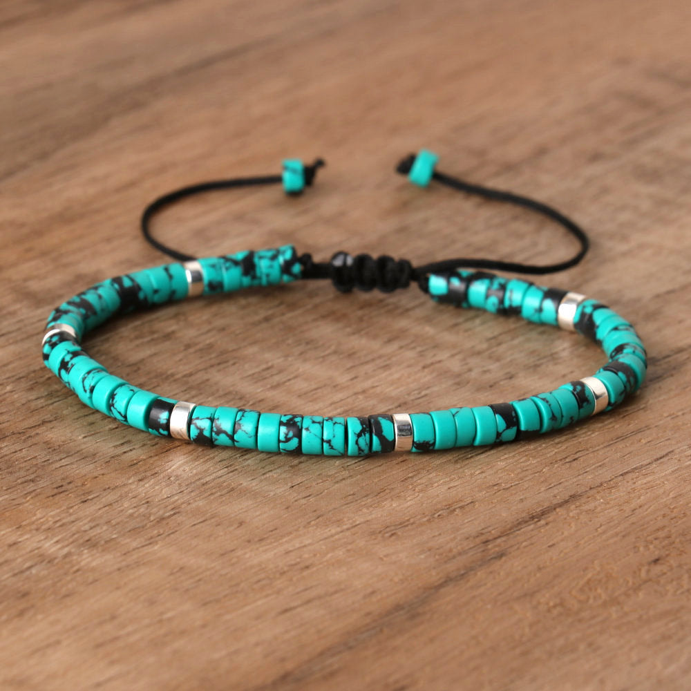 Spacer Beads Beaded Weave Bracelet Women&