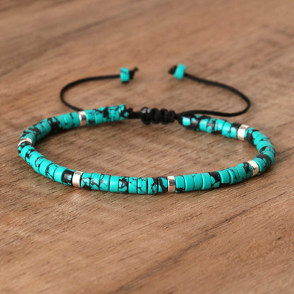 Spacer Beads Beaded Weave Bracelet Women&