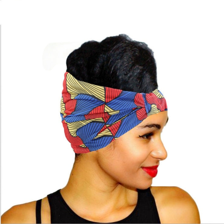 African print wide headscarf Limorista