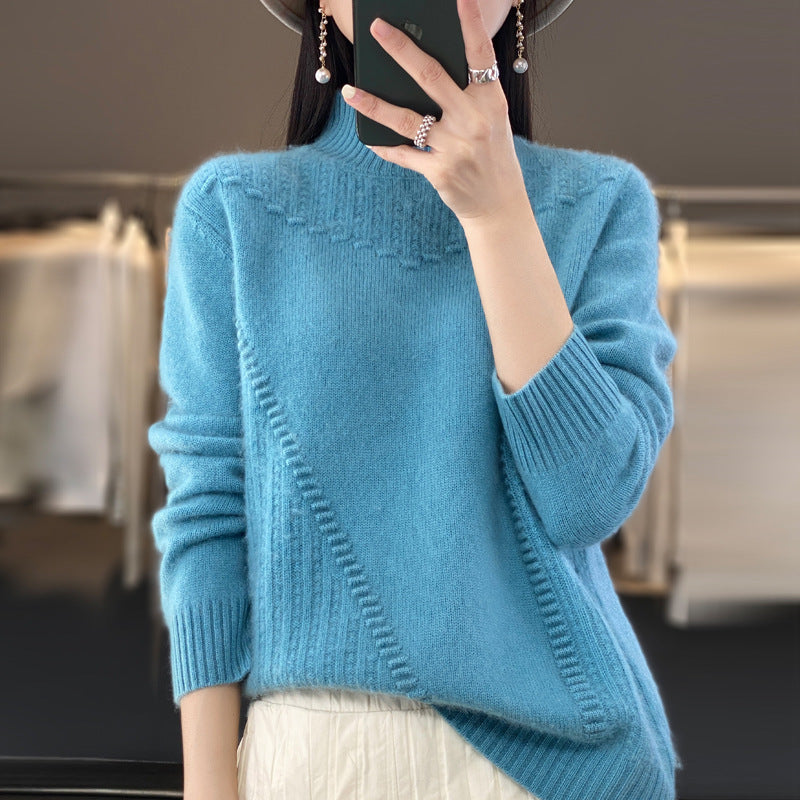 New Fashionable Knitted Wool Knitted Top Limorista