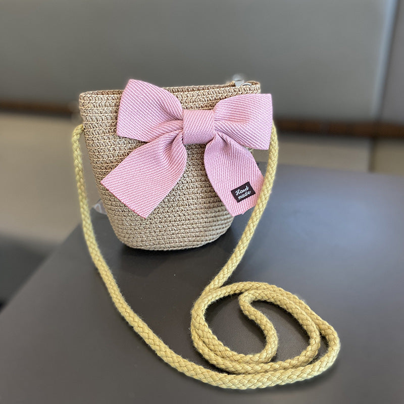 Girls Summer New Straw Hat Bag Set Limorista