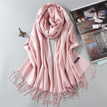 Fashion Cashmere Dual-use Shawl Warm Scarf Limorista