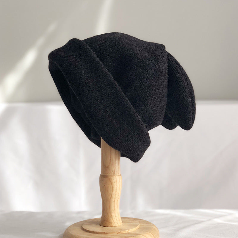 Knit Confinement Hat Warm Korean Cute Japanese Cold Hat Limorista