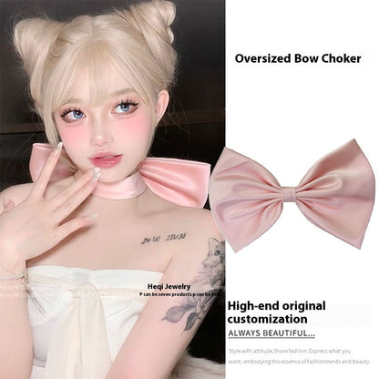 Bow Purple Neck Accessories Sexy Collar Female Band Limorista