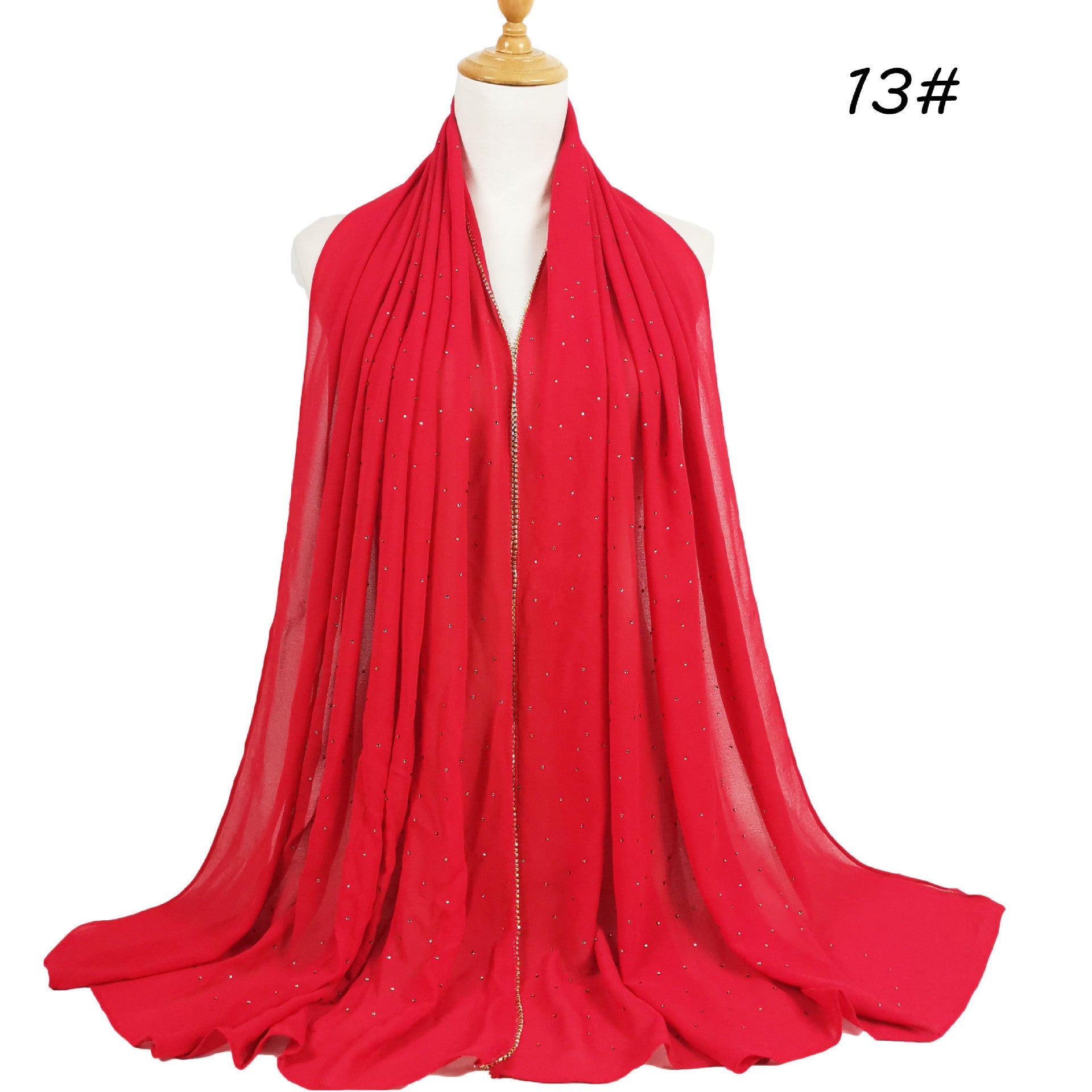 Chain Pearl Chiffon Hui Hood Limorista