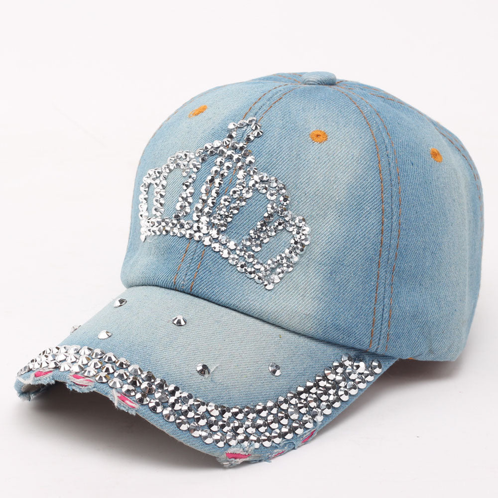 Casual personality diamond baseball cap Limorista