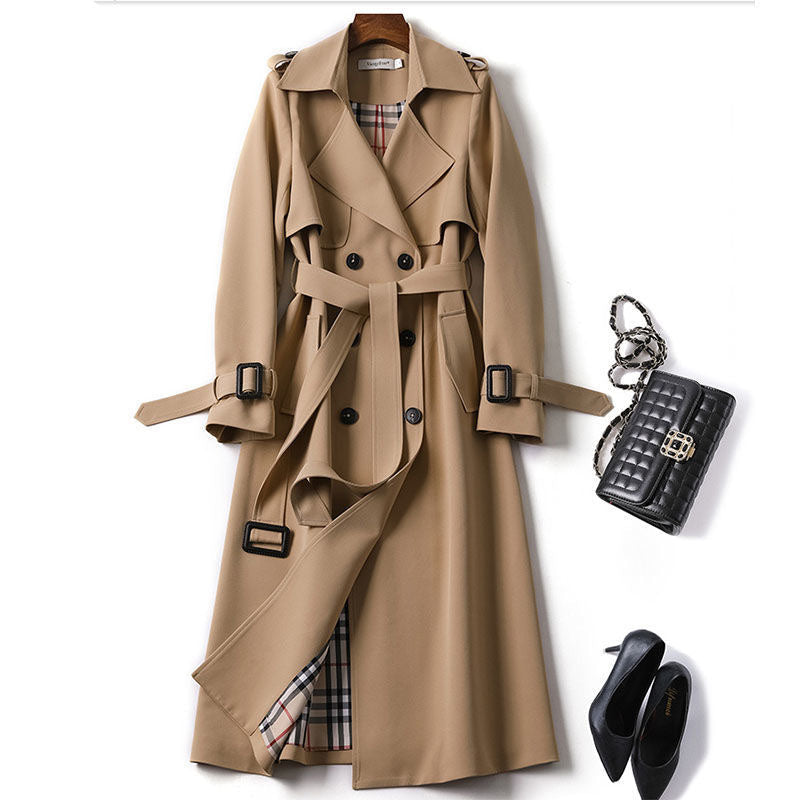 British style over the knee coat Limorista