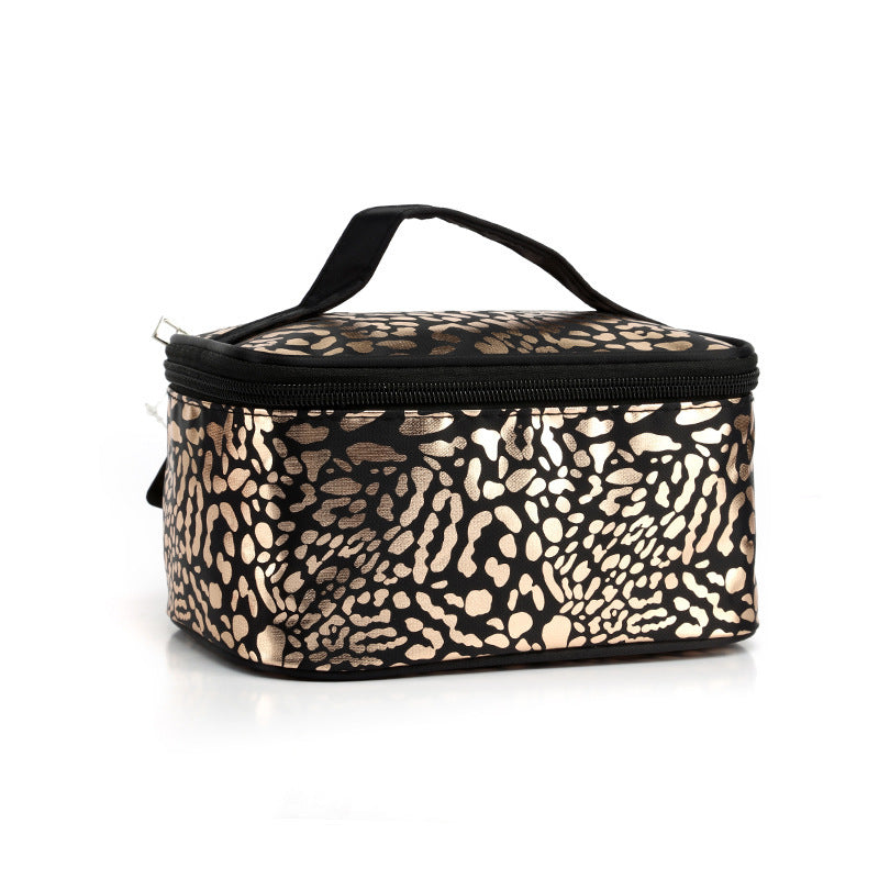 Large Capacity Handbag Leopard Print Cosmetic Bag Limorista