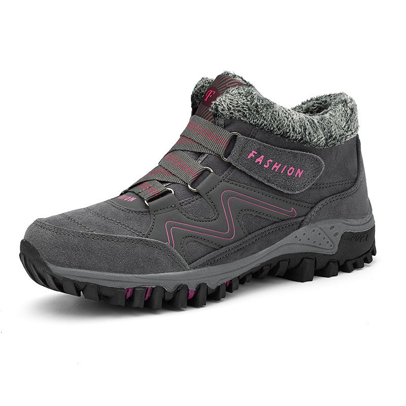 Winter warm and velvet thick couple shoes Limorista