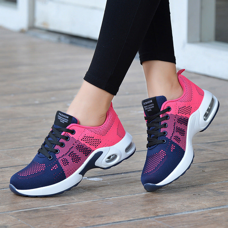 Flying Woven Mesh Shoes Women&