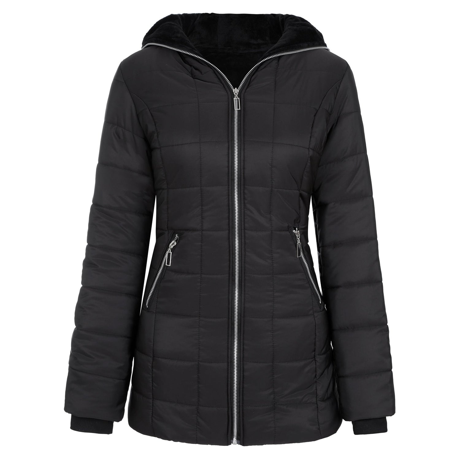 Hooded long-sleeved warm and velvet cotton jacket Limorista