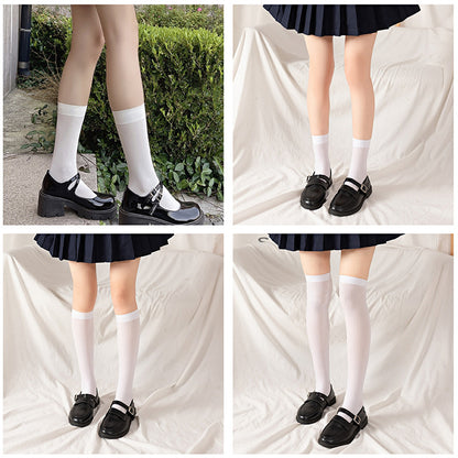 Japanese Jk Hollow Net Stockings Soft Sister Female Middle Tube Limorista