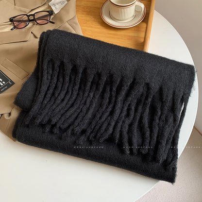 Autumn And Winter All-match Scarf High-grade Thickened Warm Scarf Limorista
