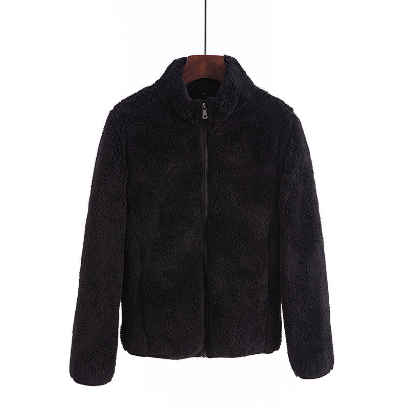 Double-sided Fleece Sweater Women&