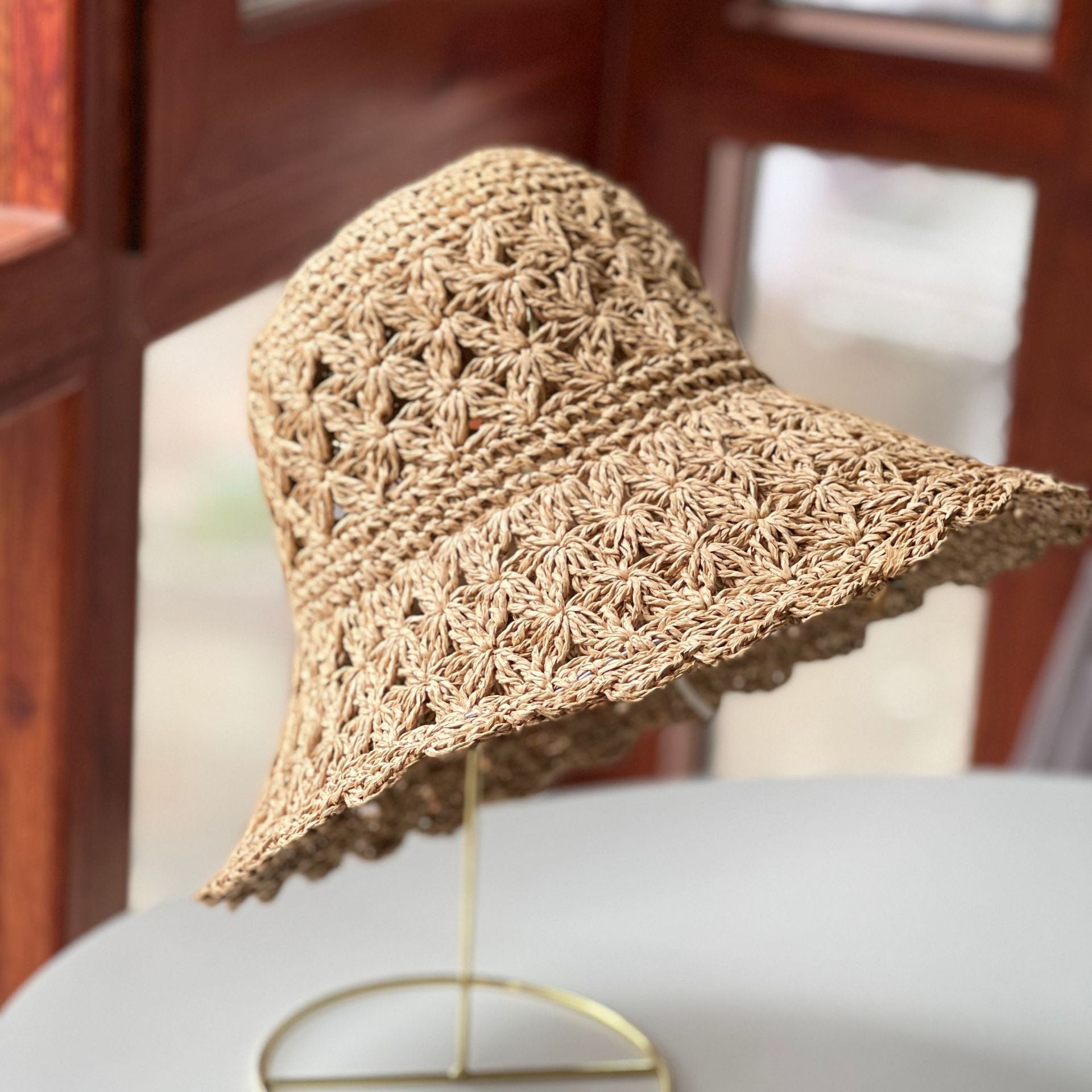 Summer Beach Sunshade Hollow Straw Hat Limorista