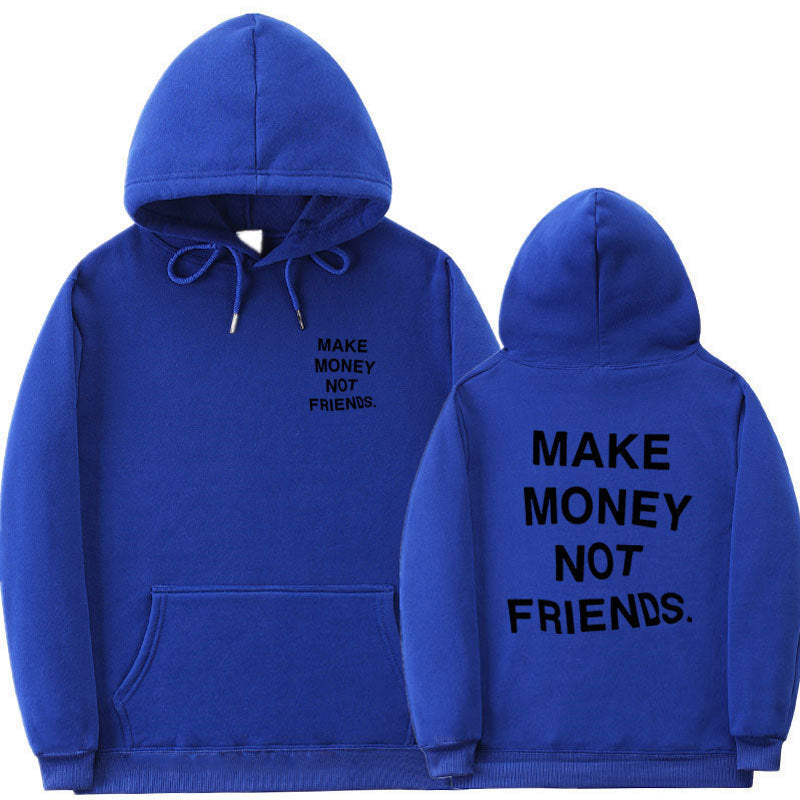 Letter printed Hoodie men&