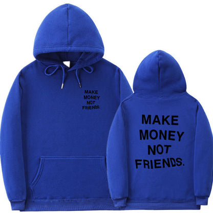 Letter printed Hoodie men&