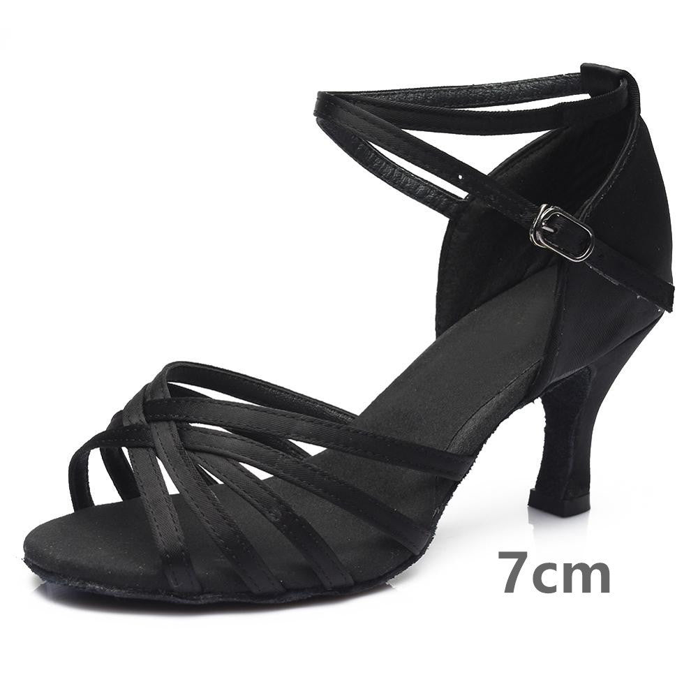 Indoor satin Latin dance shoes Limorista