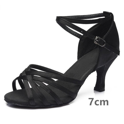 Indoor satin Latin dance shoes Limorista