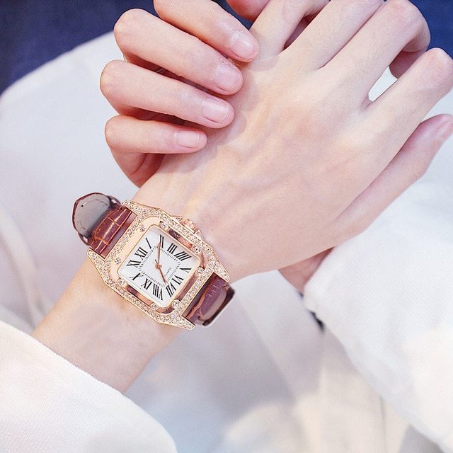 Diamond Watch Female Watch Student Fashion Trend Casual Couple Watch Limorista