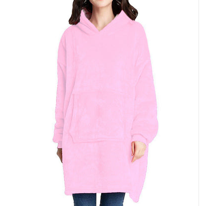 Men And Women Can Wear Zipper Flannel Lazy Blanket Limorista