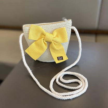 Girls Summer New Straw Hat Bag Set Limorista