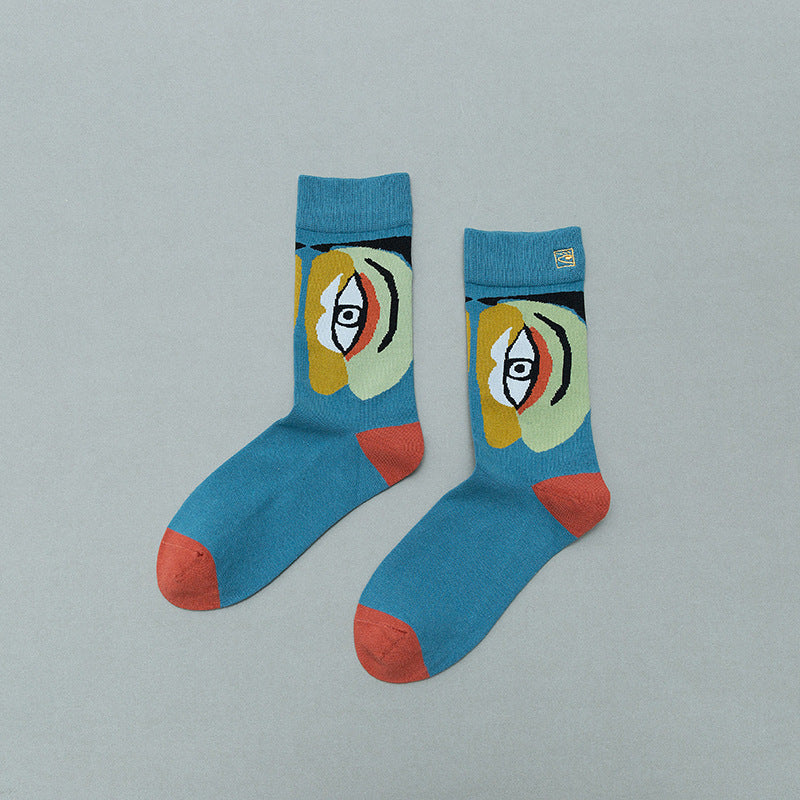 Retro Mid tube socks street art skateboard socks Limorista