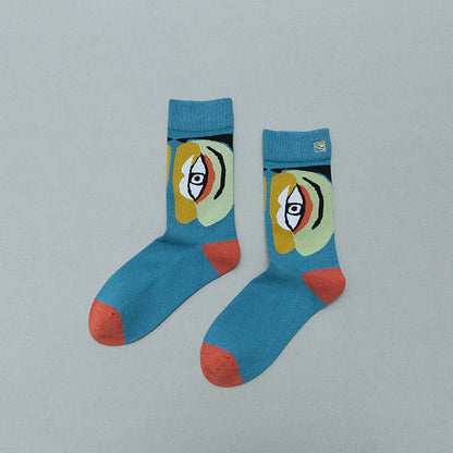 Retro Mid tube socks street art skateboard socks Limorista