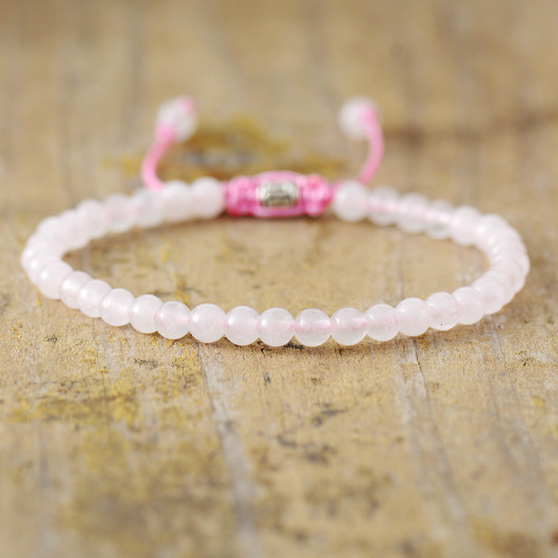Simple Natural Stone Beaded Bracelet Limorista