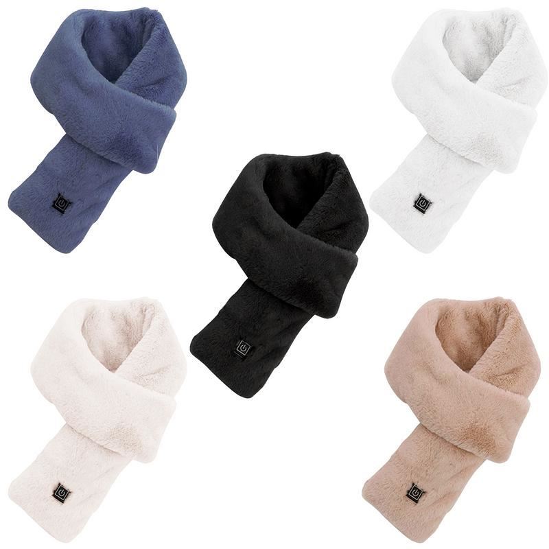 Electric Ated Scarf USB Rechargeable Rabbit Hair Limorista