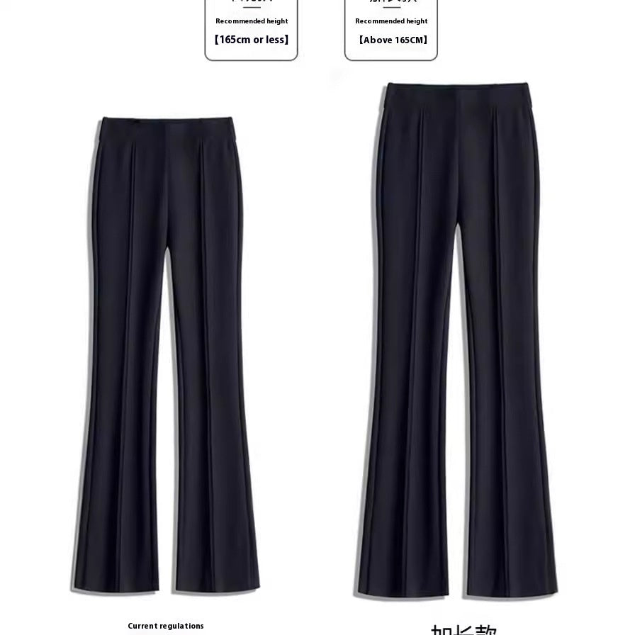 Spring And Autumn Thin High Waist Stretch Slim Suit Pants For Women Limorista