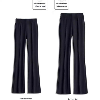 Spring And Autumn Thin High Waist Stretch Slim Suit Pants For Women Limorista