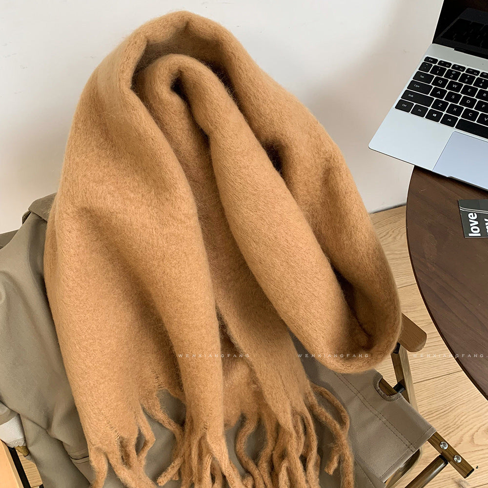 Autumn And Winter All-match Scarf High-grade Thickened Warm Scarf Limorista