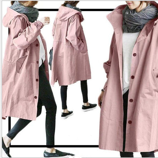 Casual Style Windbreaker Women&