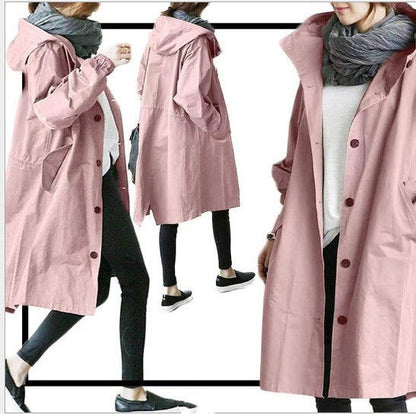 Casual Style Windbreaker Women&
