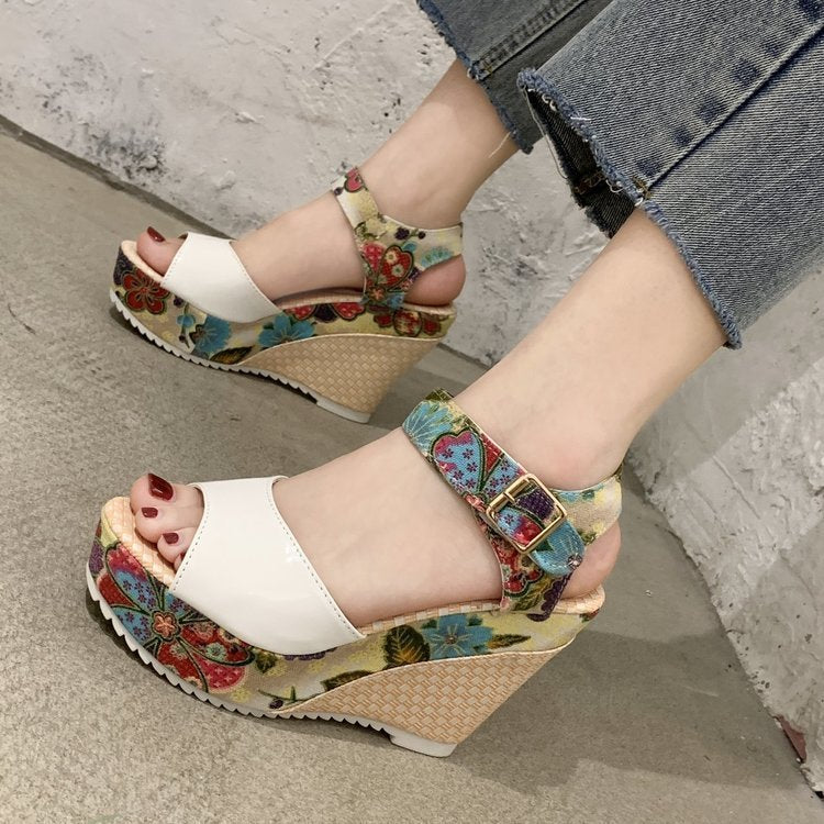 Stylish Peep Toe Women&