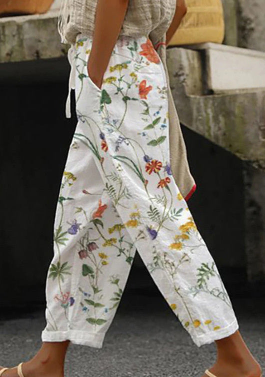 New Casual 3D Digital Printing Drawstring Trousers Limorista