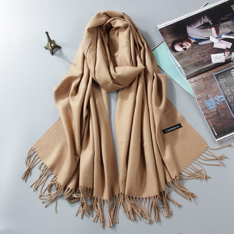 Fashion Cashmere Dual-use Shawl Warm Scarf Limorista