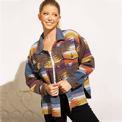 Autumn And Winter New Retro Ethnic Geometry Limorista