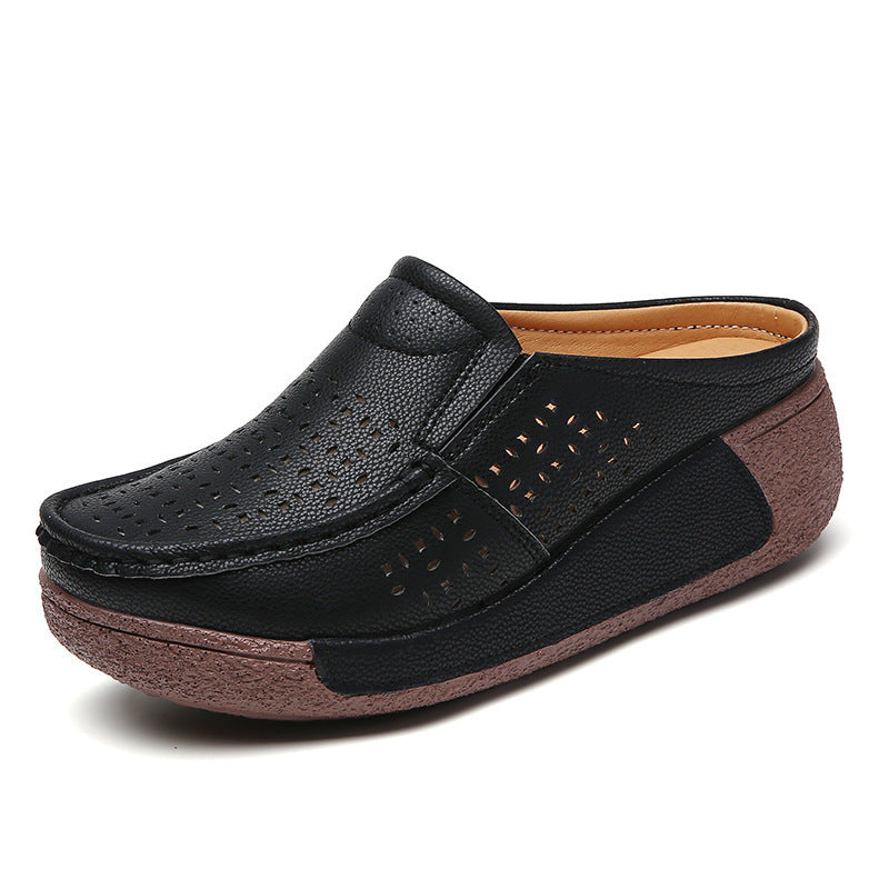 Casual Comfortable Versatile Thick Bottom Toe Cap Slippers Limorista