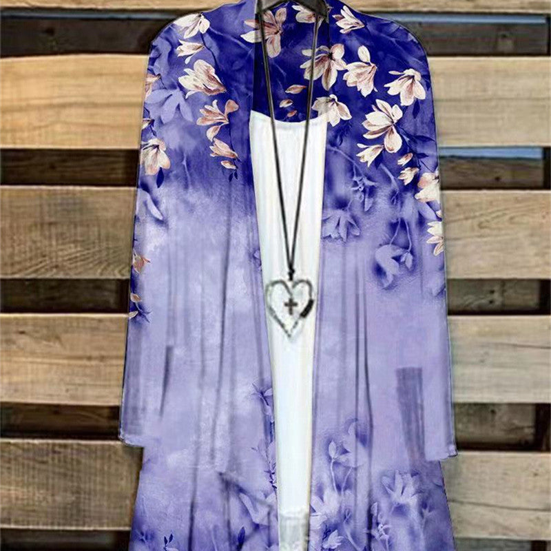 Limorista - Kvinders Farve Oliemaleri Casual Cardigan